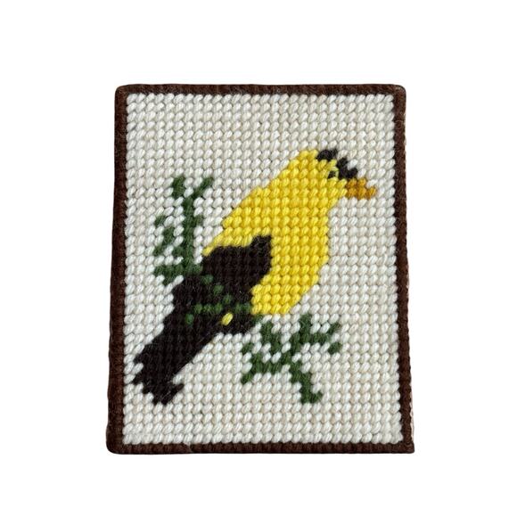 VTG Bird Cardinal Bluebird Square Tissue Box Cover Bathroom Decor Birder READ - Picture 4 of 10